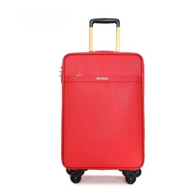 Vintage First Layer Of Cowhide Universal Wheels Trolley Luggage Travel Bag Genuine Leather Bag 20