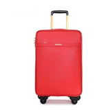 Vintage First Layer Of Cowhide Universal Wheels Trolley Luggage Travel Bag Genuine Leather Bag 20