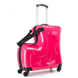 Letrend 14 Inch Cute Cartoon Rolling Luggage Spinner Children Suitcases Wheels Kids Cabin Trolley
