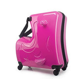 Letrend 14 Inch Cute Cartoon Rolling Luggage Spinner Children Suitcases Wheels Kids Cabin Trolley