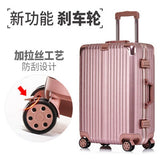 Abs Business Travel Rolling Luggage Aluminum Frame Alloy Spinner Wheels Airplane Suitcase Carry
