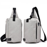 Men'S Fashion Hiking Crossbody Bag Outdoor Multifunction Casual Chest Bag