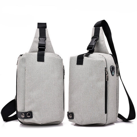 Men'S Fashion Hiking Crossbody Bag Outdoor Multifunction Casual Chest Bag