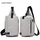 Men'S Fashion Hiking Crossbody Bag Outdoor Multifunction Casual Chest Bag
