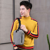 Men'S Fashion Hiking Crossbody Bag Outdoor Multifunction Casual Chest Bag