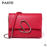 Free Shipping, Paste Shoulder Bag 100% Soft Genuine Leather Ol Style Women'S Handbags Ladies