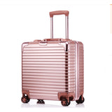 Good Quality 18 Inches Computer Trolley Case Business Password Boarding Boxes Casters Luggage