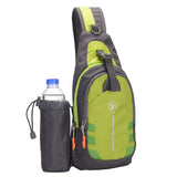 Sling Backpack Wear Resistant Waterproof Shoulder Chest Pack Crossbody Bag With Detachable Water