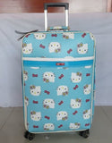 New 24 Inch Hello Kitty Spinner Travel Luggage Suitcase Sets Kids Student Women Trolleys Rolling