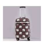 New 24 Inch Hello Kitty Spinner Travel Luggage Suitcase Sets Kids Student Women Trolleys Rolling