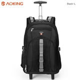 Aoking Travel Trolley Backpack Luggage Large Capacity Men'S Trolley Bags Waterproof Luggage