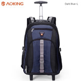 Aoking Travel Trolley Backpack Luggage Large Capacity Men'S Trolley Bags Waterproof Luggage