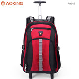 Aoking Travel Trolley Backpack Luggage Large Capacity Men'S Trolley Bags Waterproof Luggage