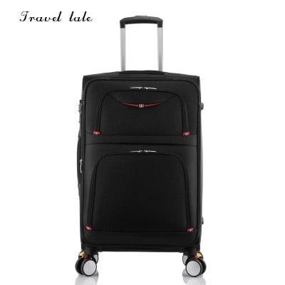 Travel Tale Wear-Resisting Business 20/22/24/26/28 Inch Oxford Rolling Luggage Spinner Brand