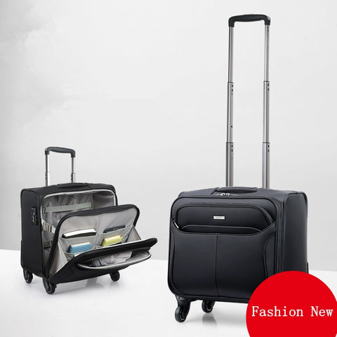 16 Universal Wheels Trolley Luggage Commercial Luggage Small 18 Luggage Travel Bag,High Quality