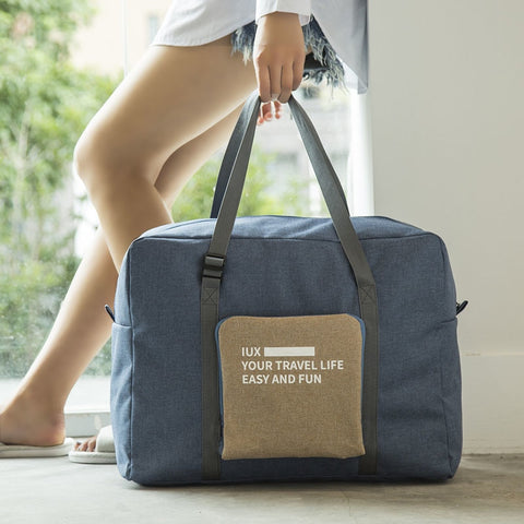 Men Waterproof Travel Bag Nylon Large Capacity Women Bag Folding Travel Bags