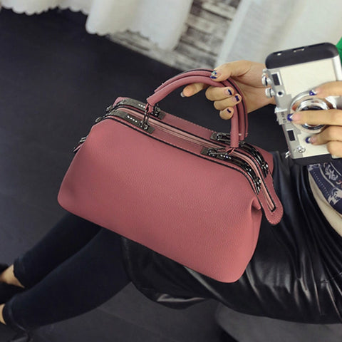 2018 Women Fashion Casual Boston Handbags Women Evening Clutch Messenger Bag Ladies Party Famous