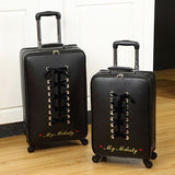 New Luggage Bag ,Women Suitcase,Fashion Pu Travel Box,Rolling Carry On,Trolley Hardcase Case With