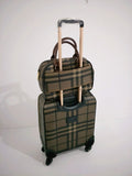 Cabin Luggage Bag With Handbag,Suitcase Set,Waterproof Pu Travel Box With Wheel ,Rolling Trolley