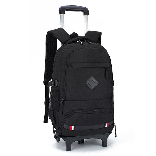 Trolley School Backpack For Children School Wheeled Bag Boys Detachable Backpack For Girls Wheel