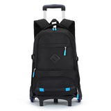 Trolley School Backpack For Children School Wheeled Bag Boys Detachable Backpack For Girls Wheel