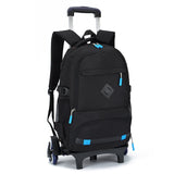 Trolley School Backpack For Children School Wheeled Bag Boys Detachable Backpack For Girls Wheel