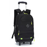 Trolley School Backpack For Children School Wheeled Bag Boys Detachable Backpack For Girls Wheel