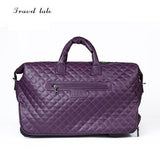 Travel Tale High Quality Fashion 18 Inch Waterproof Pu Rolling Luggage Spinner Brand Travel