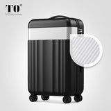 Travel Tale Color Stitching 20/22/24/26/28 Inches Abs  High Quality Rolling Luggage Spinner Brand