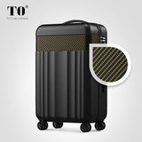 Travel Tale Color Stitching 20/22/24/26/28 Inches Abs  High Quality Rolling Luggage Spinner Brand