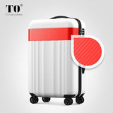 Travel Tale Color Stitching 20/22/24/26/28 Inches Abs  High Quality Rolling Luggage Spinner Brand