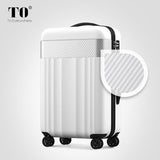 Travel Tale Color Stitching 20/22/24/26/28 Inches Abs  High Quality Rolling Luggage Spinner Brand