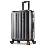 Checked Aluminum Frame Pc Suitcase Valiz Trolley Luggage Tsa Lock Koffer Mala De Viagem Spinner