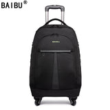 Baibu Women Oxford Rolling Luggage Suitcases On Wheel Men Business Trolley Spinner Fashion Cabin