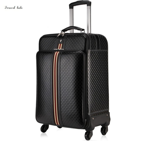Travel Tale The Latest Fashion With High Quality 16/20/22/24 Size Pvc Rolling Luggage Spinner Brand