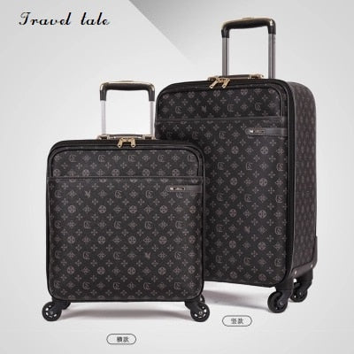 Travel Tale Classic High Quality 16/18/20/22/24 Inch Pvc Durable Rolling Luggage Spinner Brand