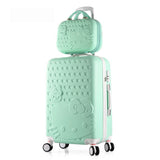 24Inch Sets High Quality Trolley Suitcase Luggage Traveller Case Box Pull Rod Trunk Rolling Spinner