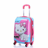 Hello Kitty Luggage Suitcase Bag Set,Women Rolling Travel Box,Children Cartoon Abs Hardcase Trolley