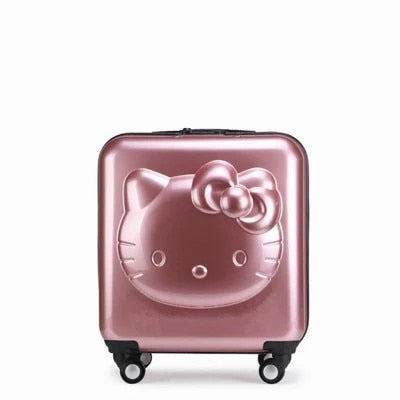 Kids Hello Kitty Suitcase Bag Set,Women Luggage,Gift For Children ,Cartoon Rolling Travel