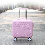 Hello Kitty Cabin Luggage & Suitcase Set,Women Child Bag Gift ,Lovely Cartoon Trip Case,Universal