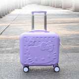 Hello Kitty Cabin Luggage & Suitcase Set,Women Child Bag Gift ,Lovely Cartoon Trip Case,Universal