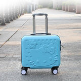 Hello Kitty Cabin Luggage & Suitcase Set,Women Child Bag Gift ,Lovely Cartoon Trip Case,Universal