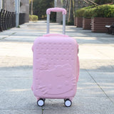 Hello Kitty Cabin Luggage & Suitcase Set,Women Child Bag Gift ,Lovely Cartoon Trip Case,Universal