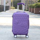 Hello Kitty Cabin Luggage & Suitcase Set,Women Child Bag Gift ,Lovely Cartoon Trip Case,Universal