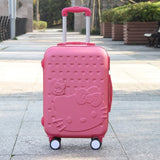 Hello Kitty Cabin Luggage & Suitcase Set,Women Child Bag Gift ,Lovely Cartoon Trip Case,Universal