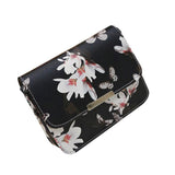 Women Floral Leather Shoulder Bag Satchel Handbag Retro Messenger Bag