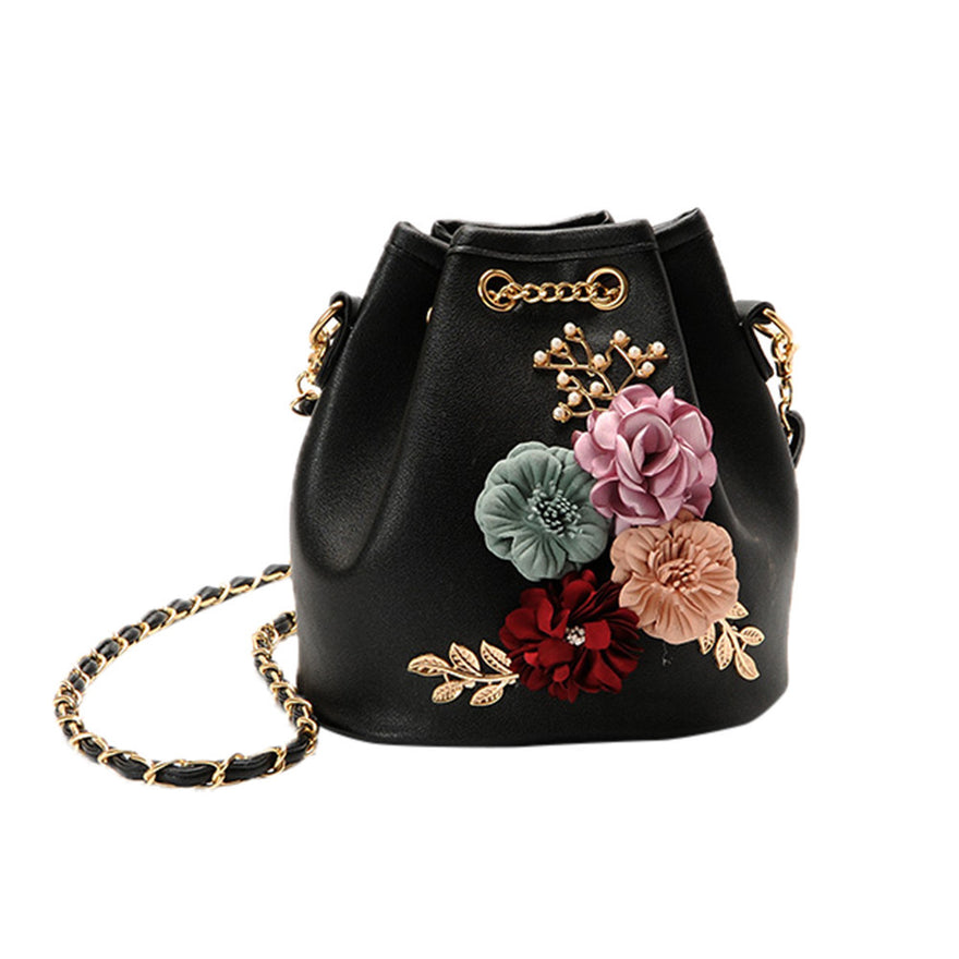Women New Fashion Applique Handbag Shoulder Bags Purse Messenger Bag