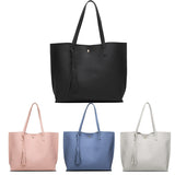 Fashion Women Girls Tassels Leather Bag Shopping Handbag Shoulder Tote Bag
