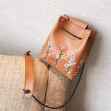 Girls Women Retro Female Simple Floral Bag Crossbody Shoulder Bag Handbag