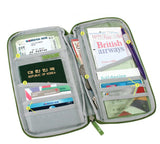 Travel Multifunction Bag Pouch Passport Id Credit Card Wallet Cash Holder Case